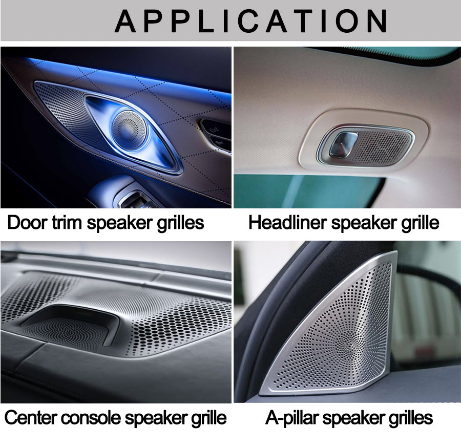 Stainless Steel Speaker Grille for Automotive A Pillar Photochemical Machining